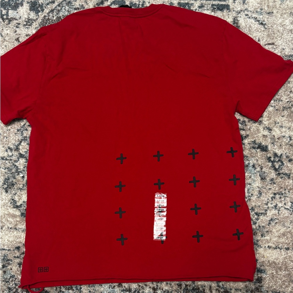 Brand new with tags Ksubi Red Men's Short Sleeve Graphic Tee - Casual Crew Neck